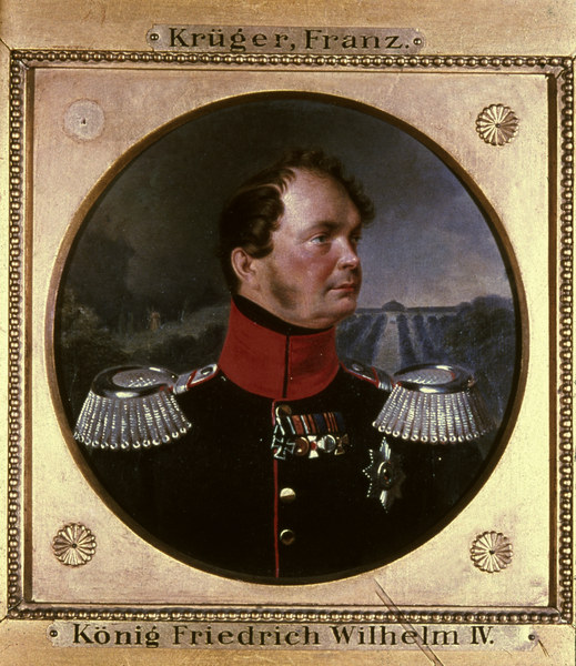 Friedrich Wilhelm IV , Franz Kr??ger à Franz Krüger