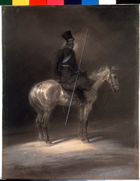Cossack on horseback à Franz Krüger