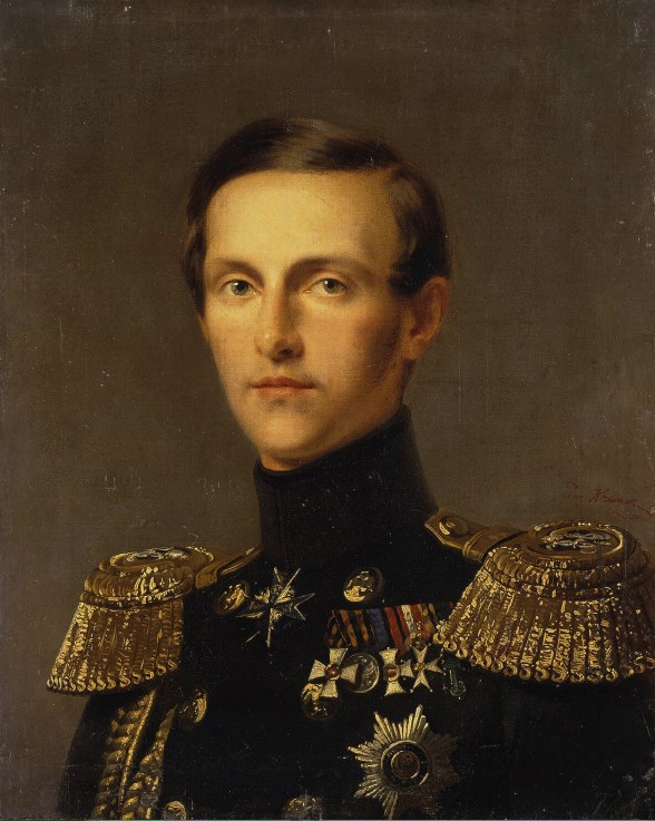 Portrait of Grand Duke Konstantin Nikolayevich of Russia (1827-1892) à Franz Krüger