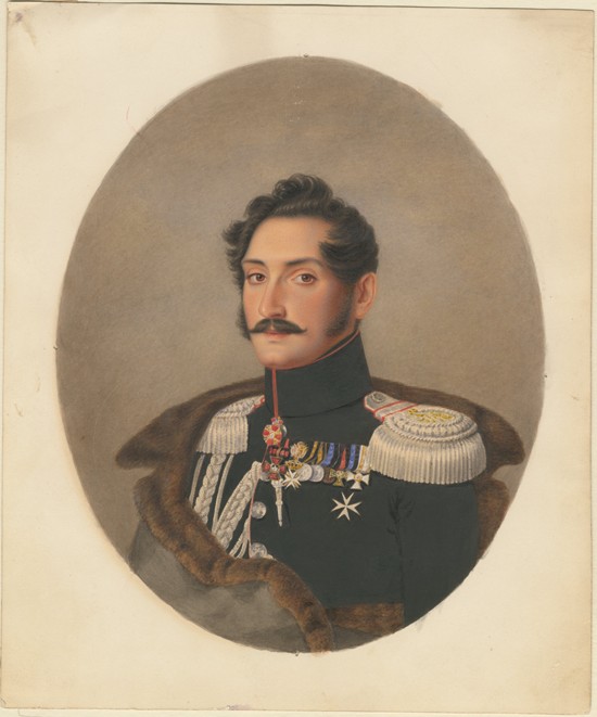Portrait of Count Alexey Fyodorovich Orlov (1787-1862) à Franz Krüger