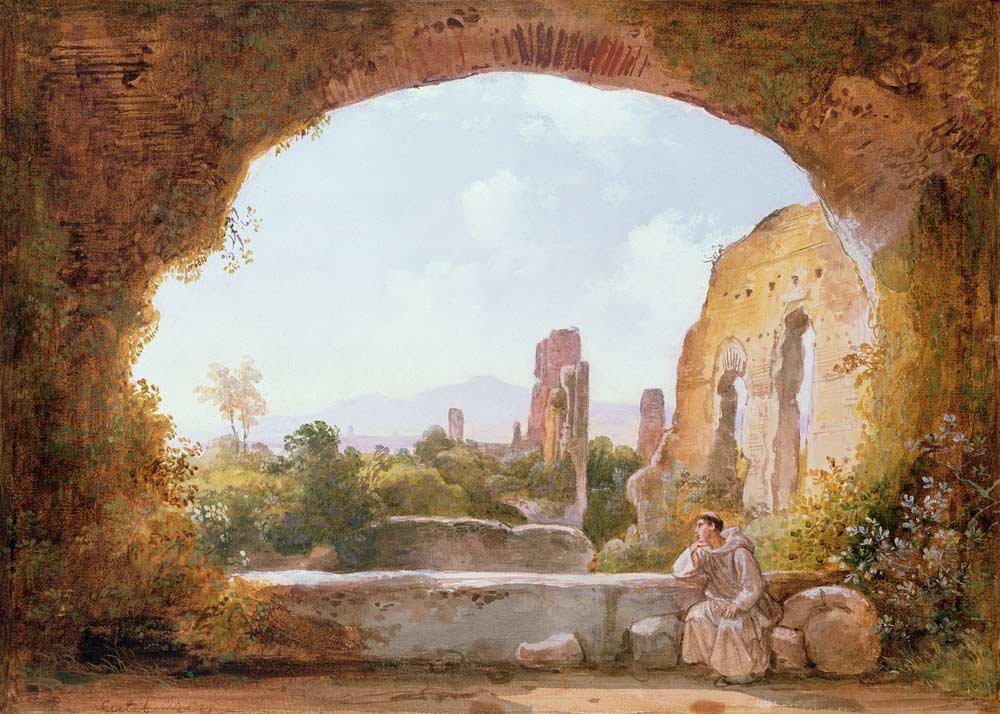 The Grotto of Egeria à Franz Ludwig Catel