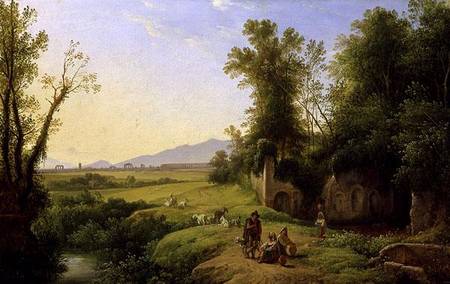 The Grove of Egeria à Franz Ludwig Catel