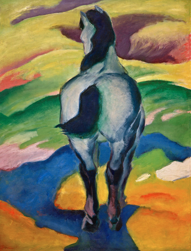 Cheval bleu II à Franz Marc