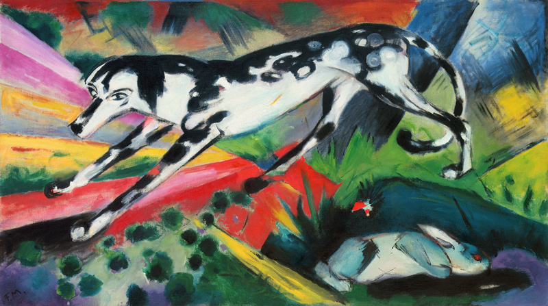 La crainte du lièvre à Franz Marc