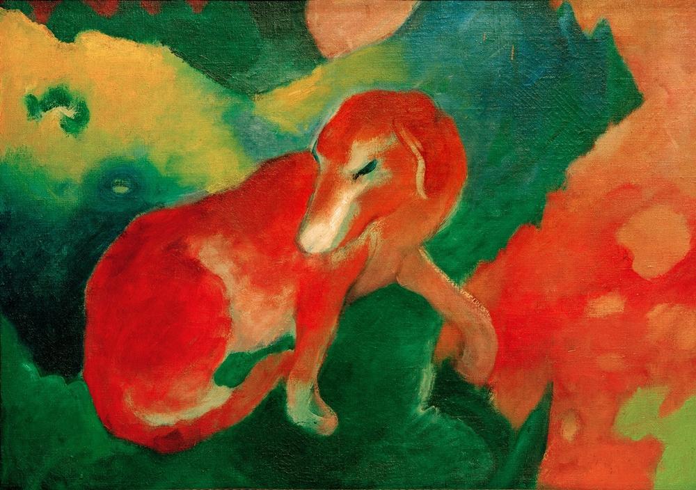 Red dog à Franz Marc