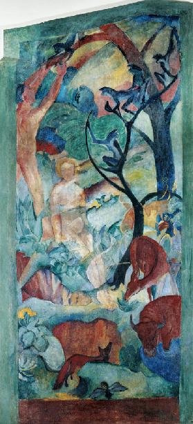 Paradies, 1912. Ausgeführt zusammen mit August Macke (1887-1914)