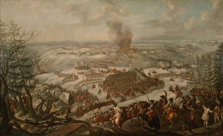 The Battle of Maxen à Franz Paul Findenigg