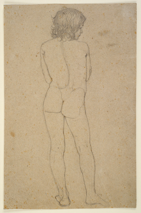 Nude of a boys back à Franz Pforr