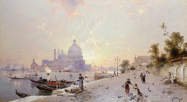 Santa Maria della Salute, Venedig. à Franz Richard Unterberger