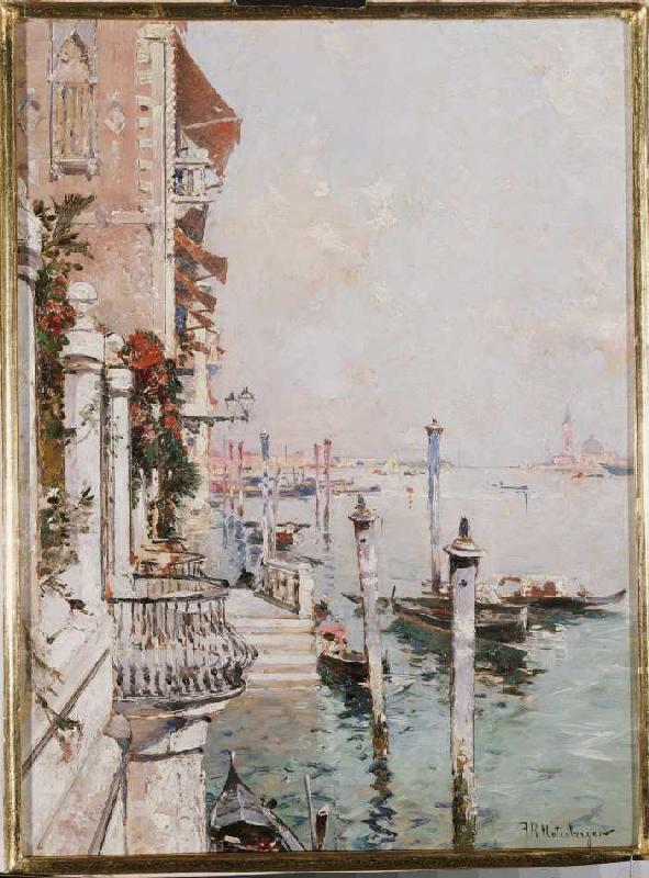 Der Canal Grande, Venedig. à Franz Richard Unterberger
