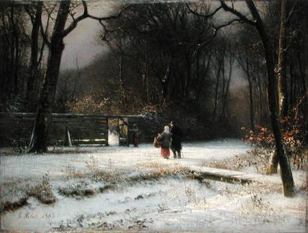 Winter Landscape à Franz Rohde
