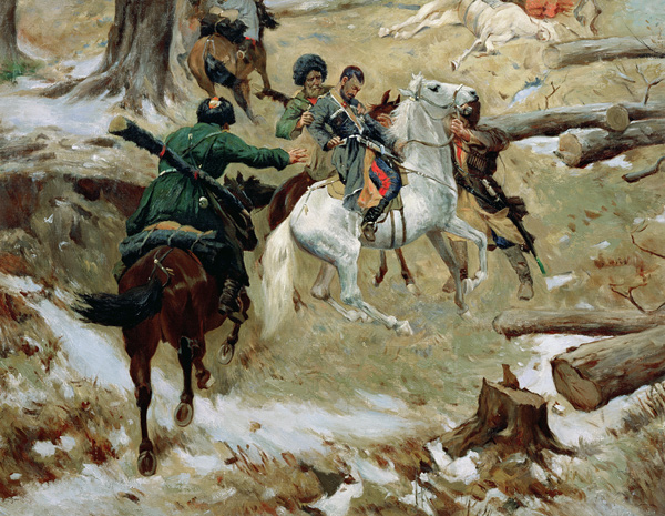 The Death of Major General Sleptsov in Chechnya à Franz Roubaud