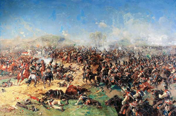 Battle of Borodino on 26th August 1812 à Franz Roubaud