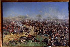 The Battle of Borodino on August 26, 1812. Third French Attak