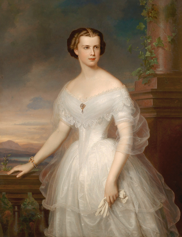 Portrait of Elisabeth of Bavaria à Franz Schrotzberg