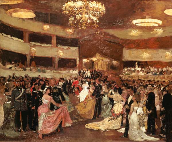 La balle d'opéra à Franz Skarbina