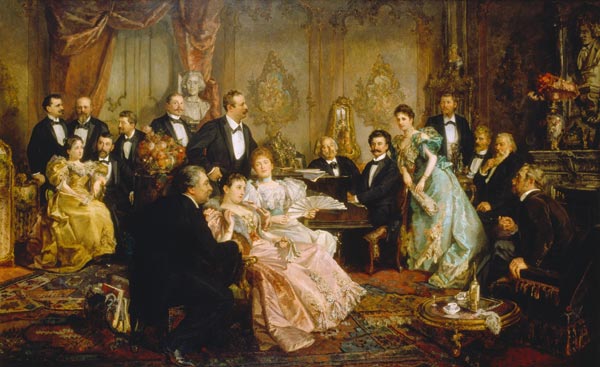 Un soir chez Johann Strauss à Franz von Bayros