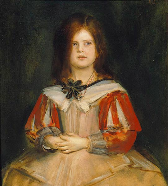 Bildnis eines jungen Mädchens (Gabriella Lenbach) à Franz von Lenbach