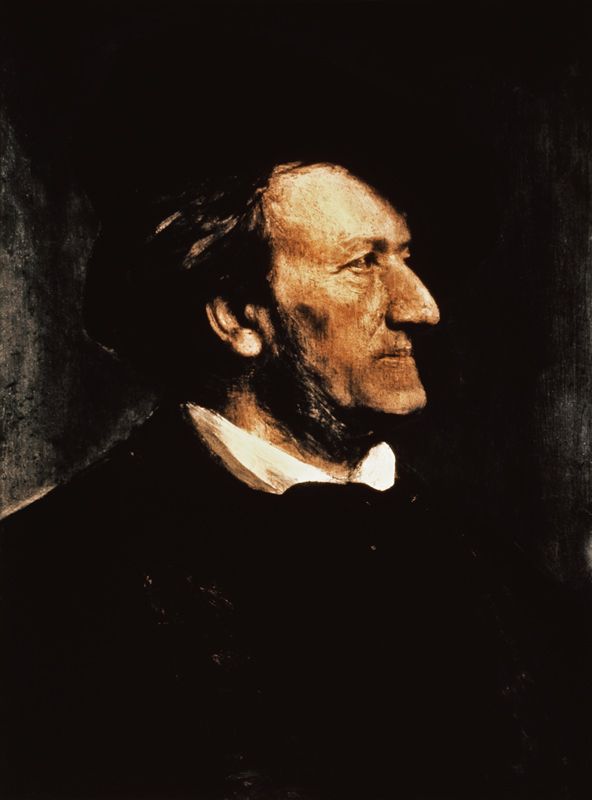 Portrait of Richard Wagner (1813-83) à Franz von Lenbach