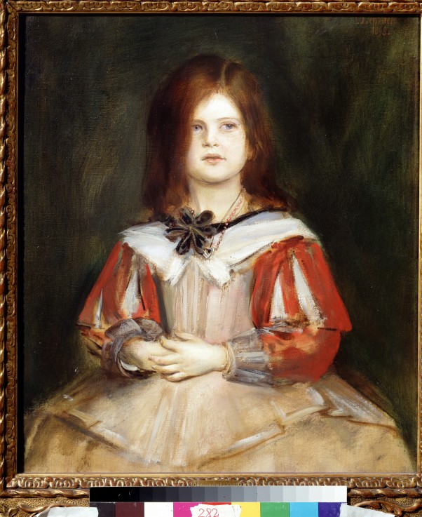 Portrait of Gabriella Lenbach à Franz von Lenbach