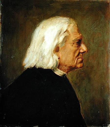 The Composer Franz Liszt (1811-86) à Franz von Lenbach