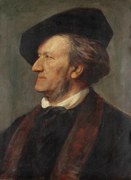 Wagner , Portrait by Lenbach
