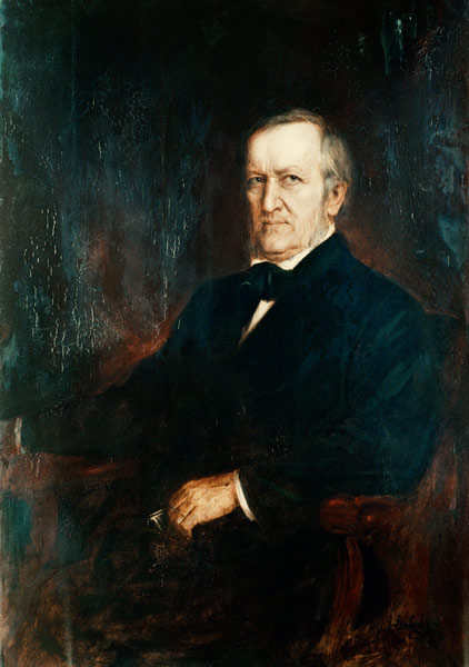 Wagner , Portrait by Lenbach à Franz von Lenbach