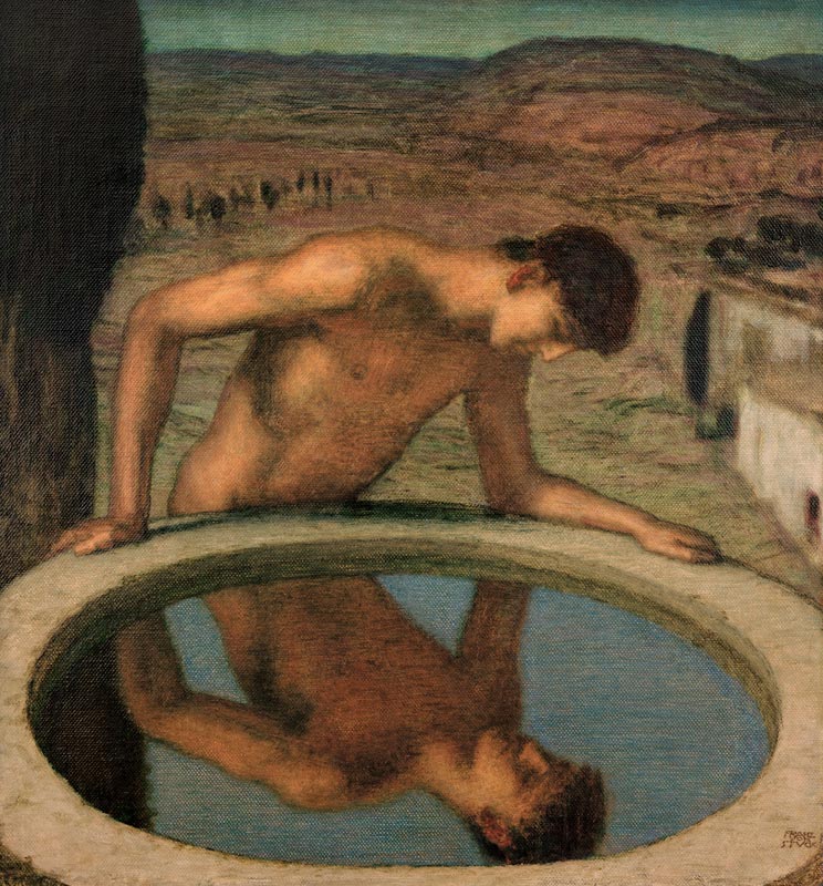 v.Stuck / Narcissus / c.1926 à Franz von Stuck