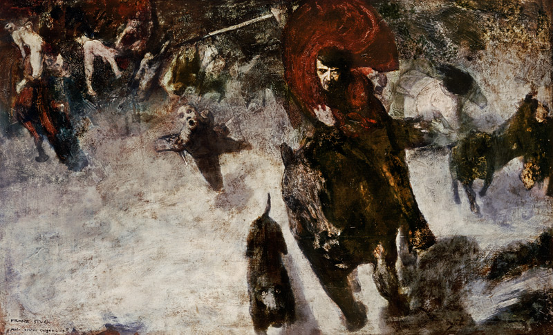 Chasse sauvage. à Franz von Stuck