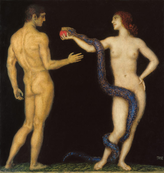 Adam et Eve à Franz von Stuck