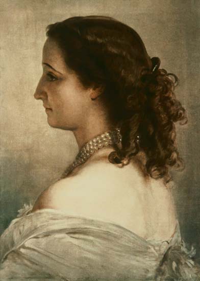Eugenie, Impératrice des Français (Napoléon III ) à Franz Xaver Winterhalter