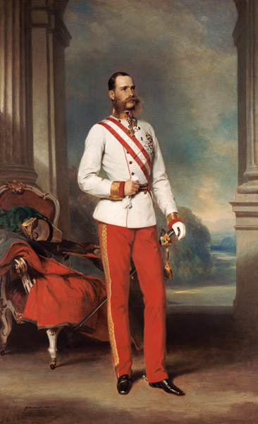 Empereur Franz Joseph d'Autriche. à Franz Xaver Winterhalter