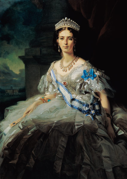 Portrait of Princess Tatiana Alexanrovna Yusupova à Franz Xaver Winterhalter