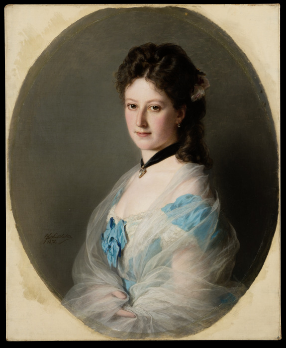 Portrait of Olga von Grunelius à Franz Xaver Winterhalter