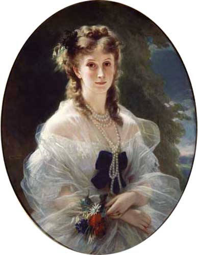 Portrait de Sophie Troubetskoy (1838-96), comtesse de Morny à Franz Xaver Winterhalter