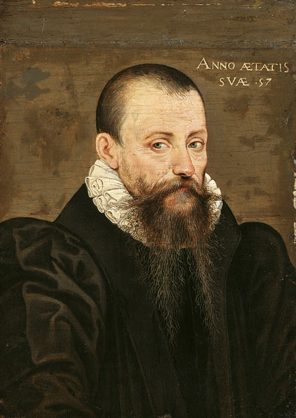 Bildnis des Michel Eyquem de Montaigne (1533-1592). à Französisch