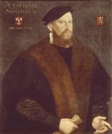 Bildnis eines älteren Mannes im Pelz  1576