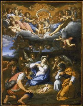 l'adoration des bergers (d'après Annibale Carracci)