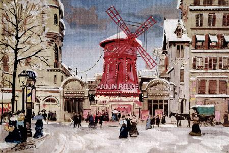 The Moulin Rouge, Paris