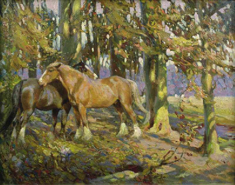 The Companions (oil on canvas) à Fred Hall
