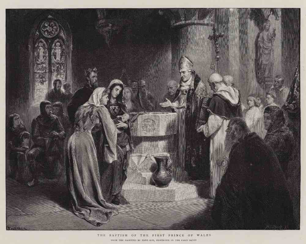 The Baptism of the First Prince of Wales à Fred Roe