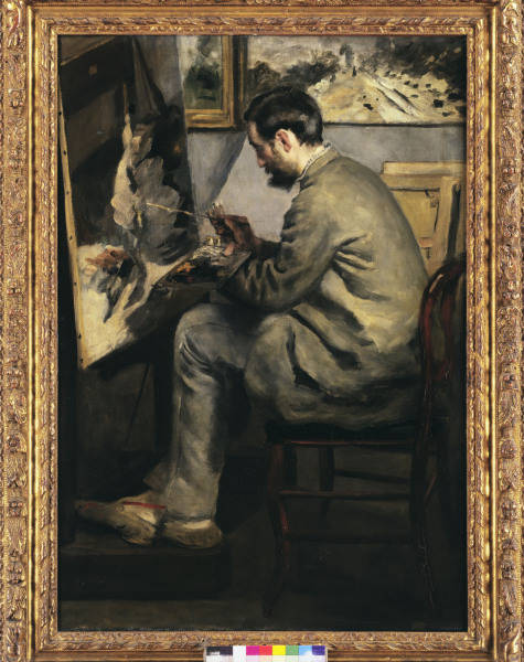Frederic Bazille malt... / Gem.v.Renoir à Frédéric Bazille