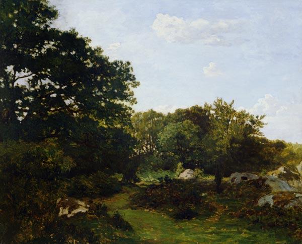 F.Bazille / Edge of the forest / 1865
