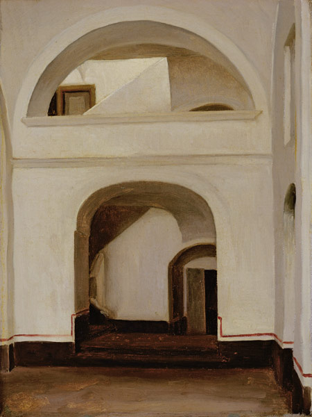 Entrance to a House in Capri, 1859 (oil on canvas) à Frederic Leighton