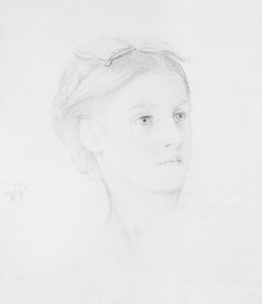 Portrait of May Sartoris (1845-1925) à Frederic Leighton