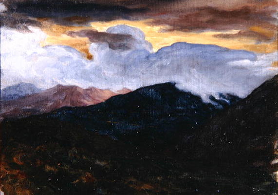 Landscape, c.1865 (oil on canvas) à Frederic Leighton