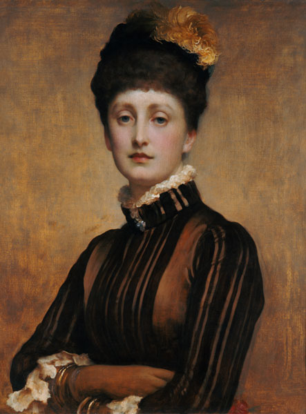 May Prinsep (1853-1935) 1885 (oil on canvas) à Frederic Leighton