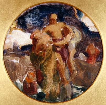 Oil sketch for 'And the Sea Gave Up the Dead Which Were in It', 1891 (oil on canvas) à Frederic Leighton