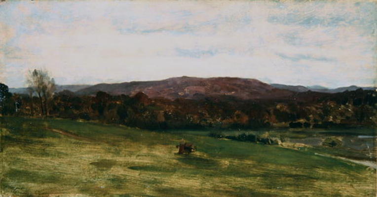 Study of Hills (oil on canvas) à Frederic Leighton