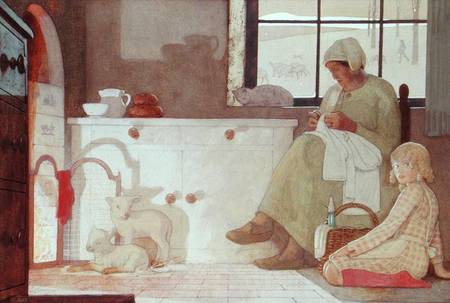 The Foster Mother à Frederick Cayley Robinson